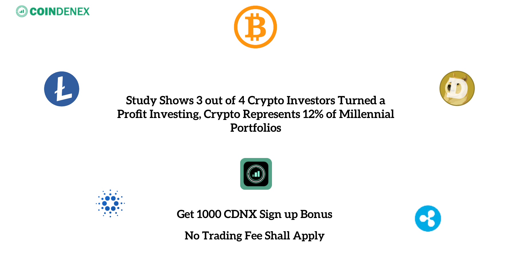 Study Shows 3 out of 4 Crypto Investors Turned a Profit Investing, Crypto Represents 12% of Millennial Portfolios